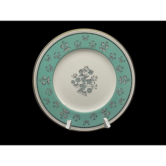 Wedgewood Bone China Pimpernel Pattern 10.5 Inch Dinner Plate Vintage Dinnerware - Picture 2 of 16